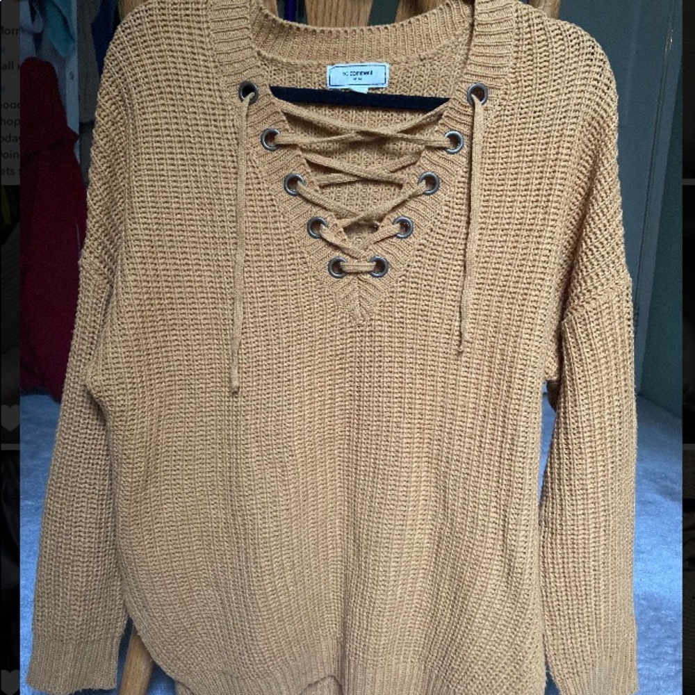 Mustard Yellow Knit Sweater